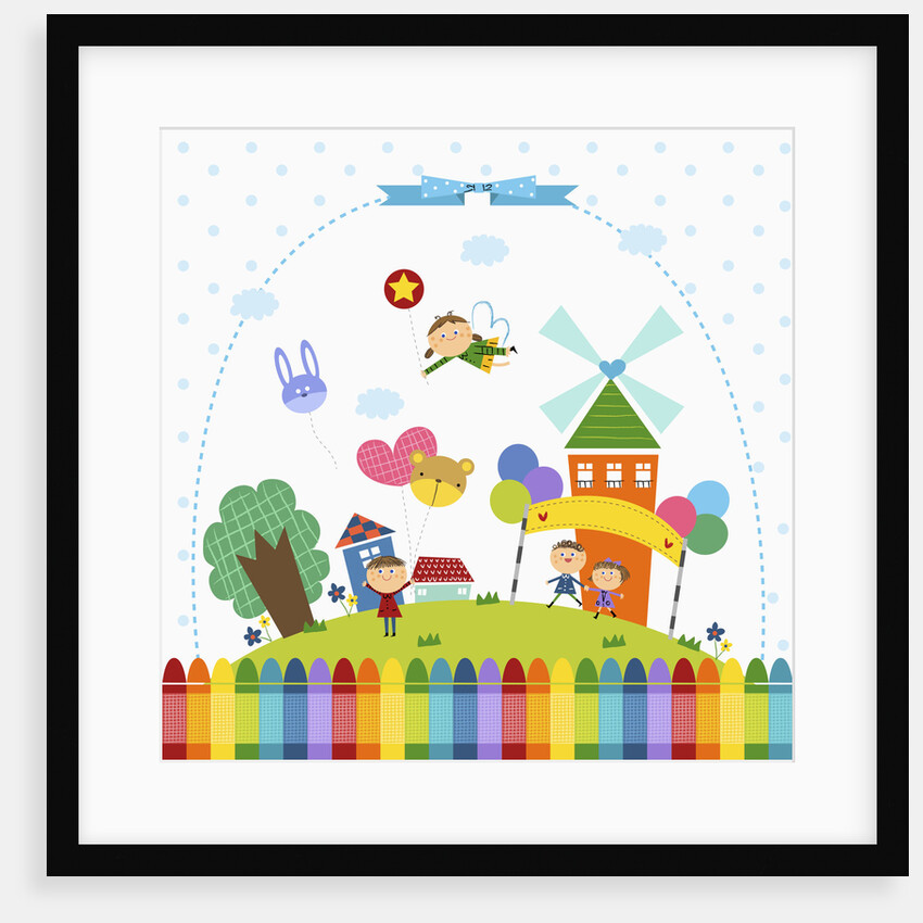 Happy children enjoying their time by Anonymous