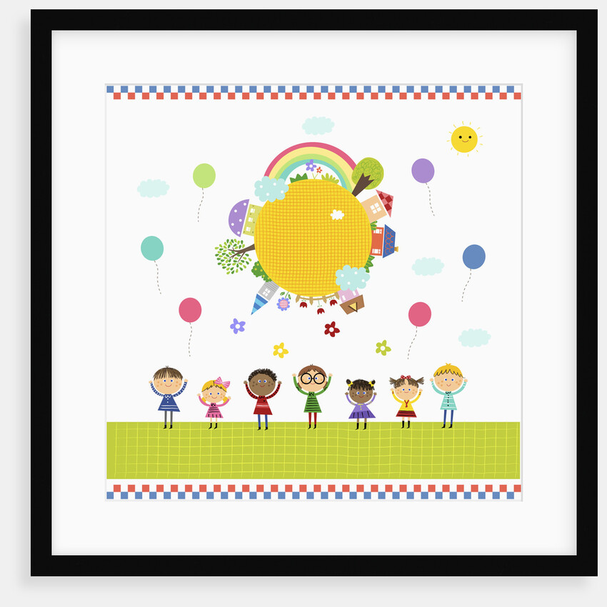 Happy children enjoying their time by Anonymous
