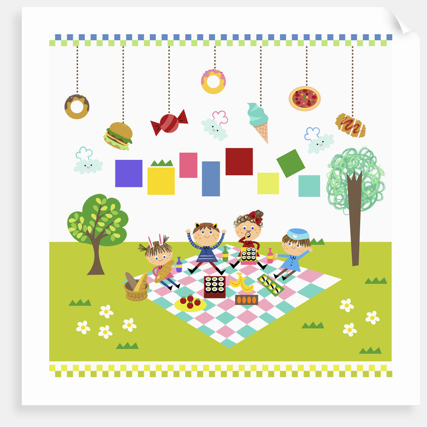 Happy children enjoying their time by Anonymous