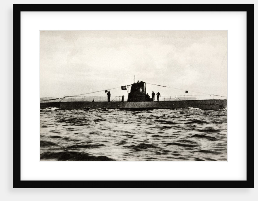 German submarine U-8 was a Type IIB U-boat of the German Kriegsmarine, based out of Kiel during World War II by Anonymous