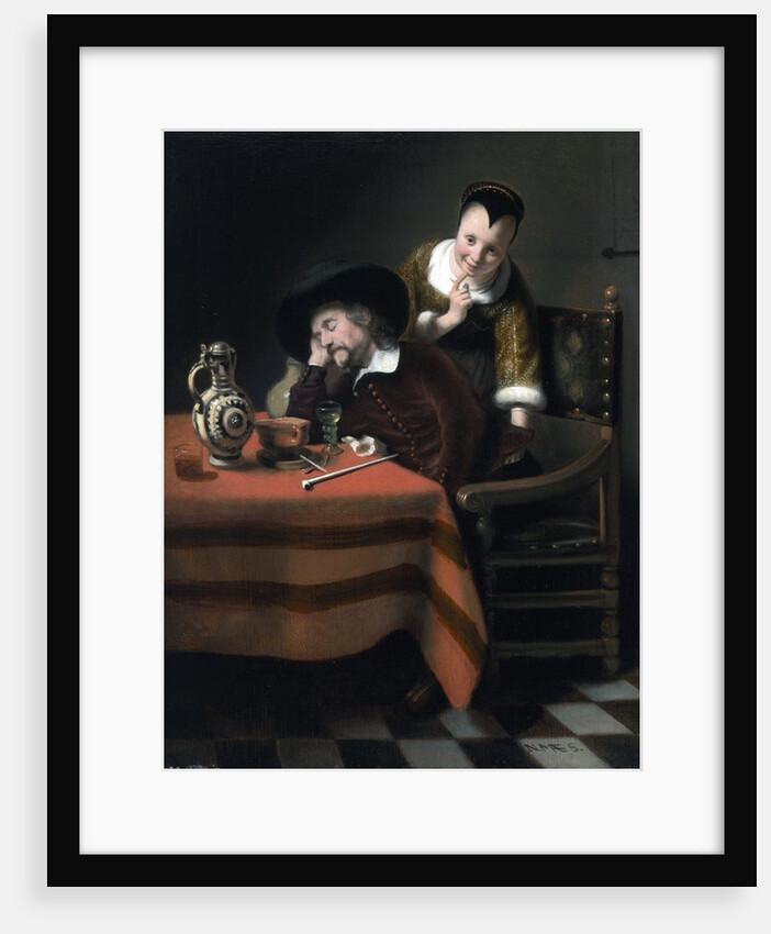 Sleeping Man Having His Pocket Picked by Nicolaes Maes