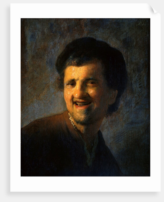 Laughing Young Man by Rembrandt van Rijn