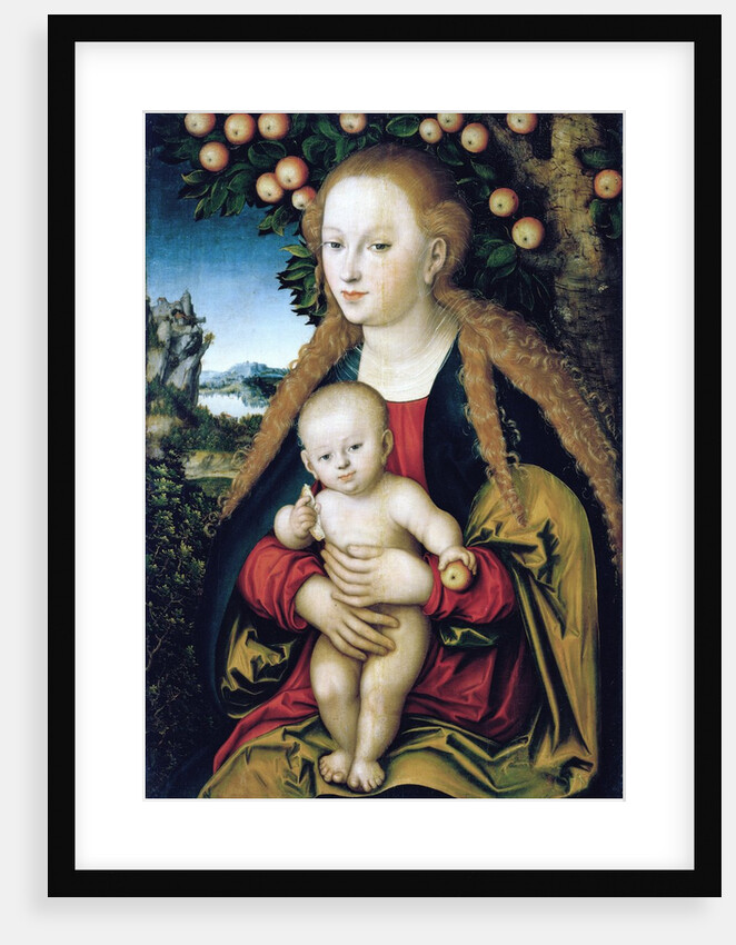The Virgin and Child Under an Apple Tree by Lucas Cranach the Elder