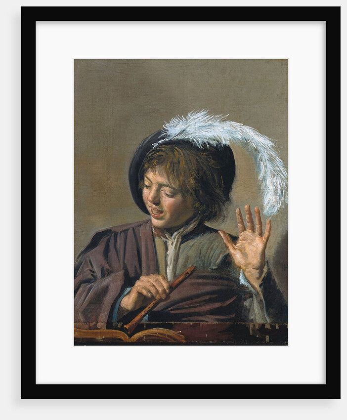Singing Boy with a Flute by Frans Hals