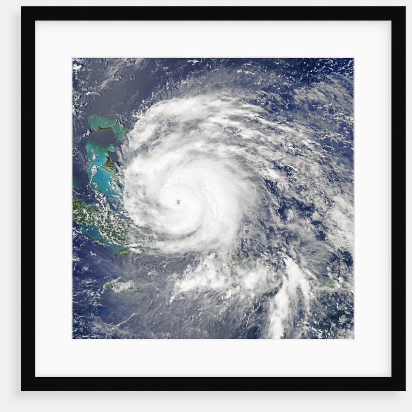 Hurricane Irene over the Bahamas on August 24, 2011 by Anonymous