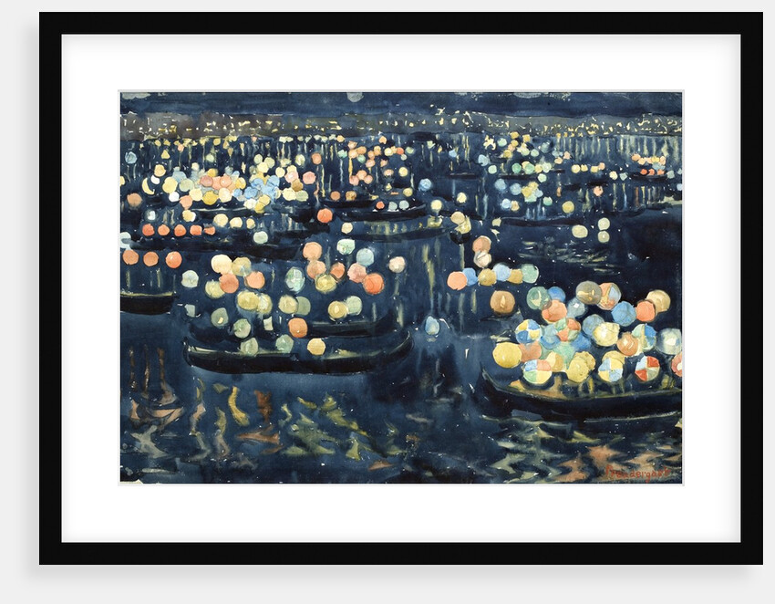 Festa del Redentore (Festival of Light, Venice) by Maurice Prendergast