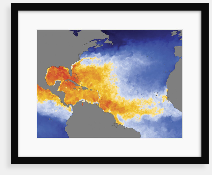 Sea Surface Temperature of the Tropical Atlantic Ocean, Caribbean Sea and Gulf of Mexico by Anonymous