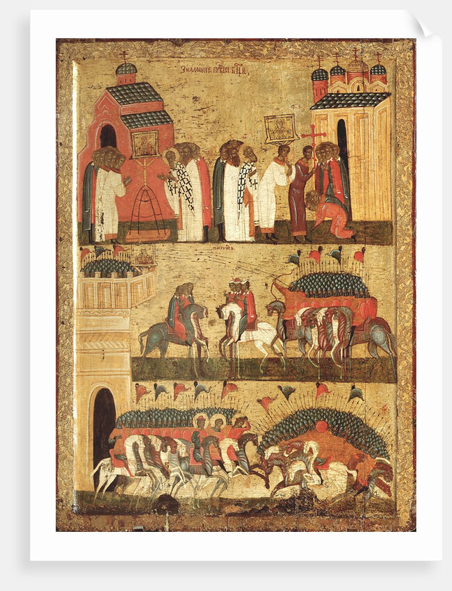 The Miracle of the Icon "The Sign of Our Lady" (Battle Between Warriors of Novgorod and Suzdal) by Anonymous