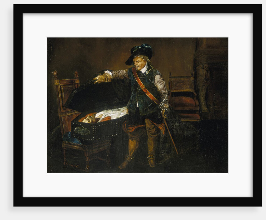 Cromwell Gazing at the Body of Charles I by Anonymous