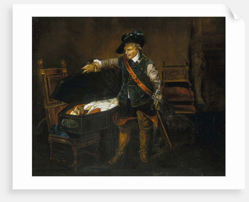 Cromwell Gazing at the Body of Charles I by Anonymous