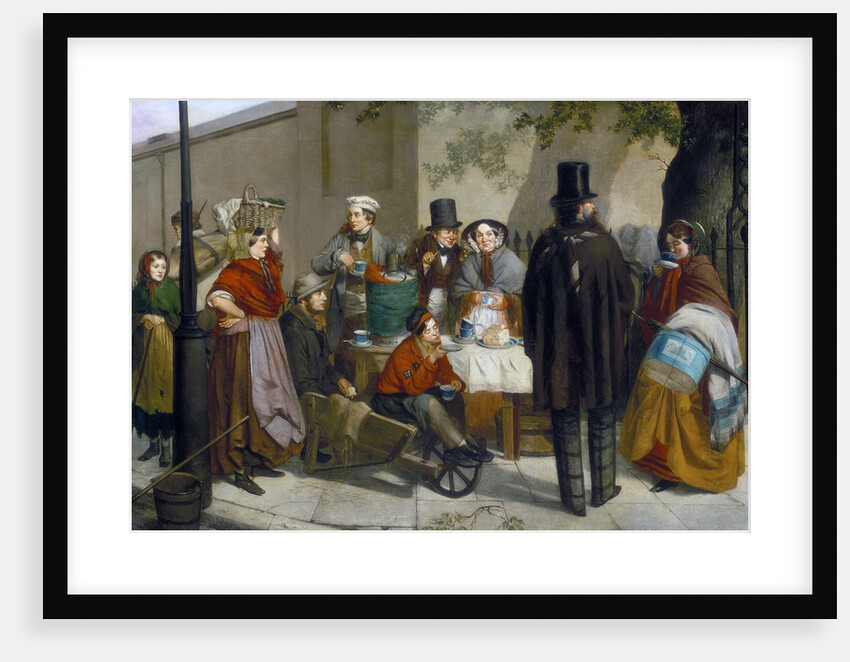 A Coffee Stall by Charles Hunt II