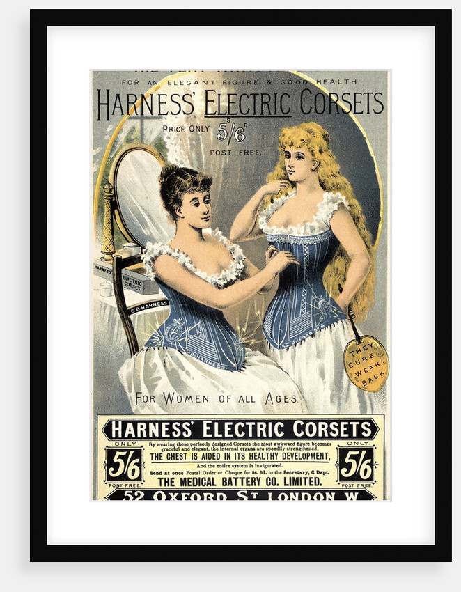 19th century corset advertisement by Anonymous
