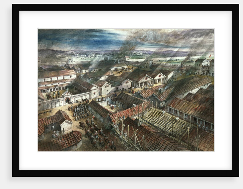 Roman fort in London by Anonymous