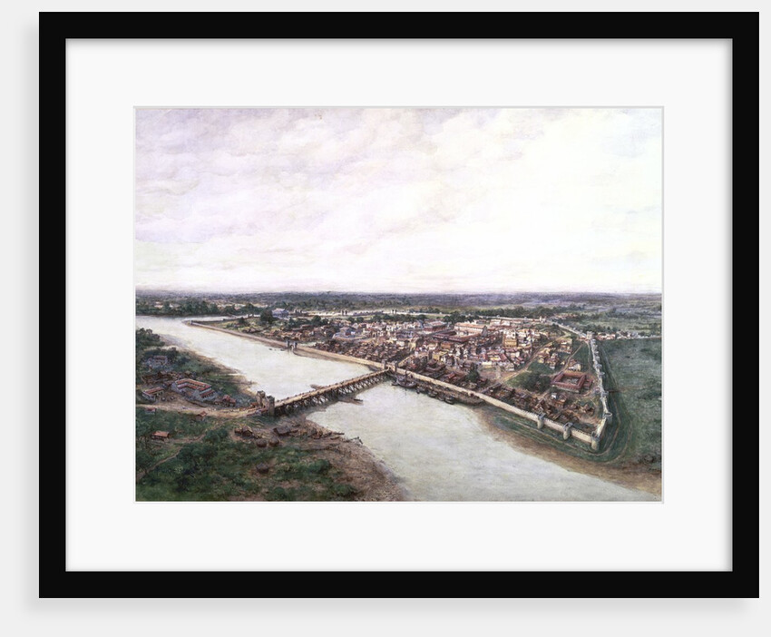 Artist's impression of Roman London by Anonymous