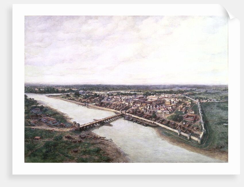 Artist's impression of Roman London by Anonymous