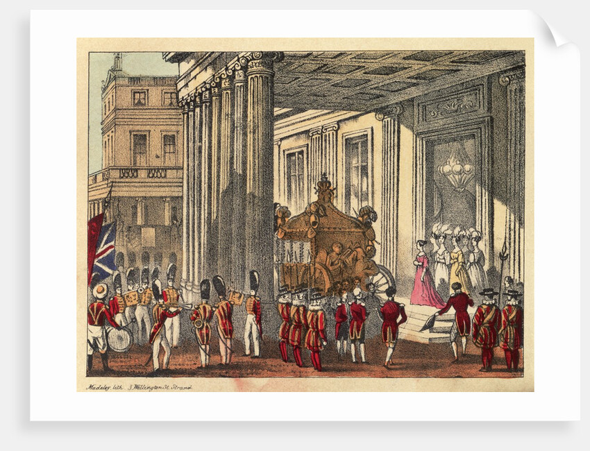 Her Majesty leaving Buckingham Palace by Anonymous