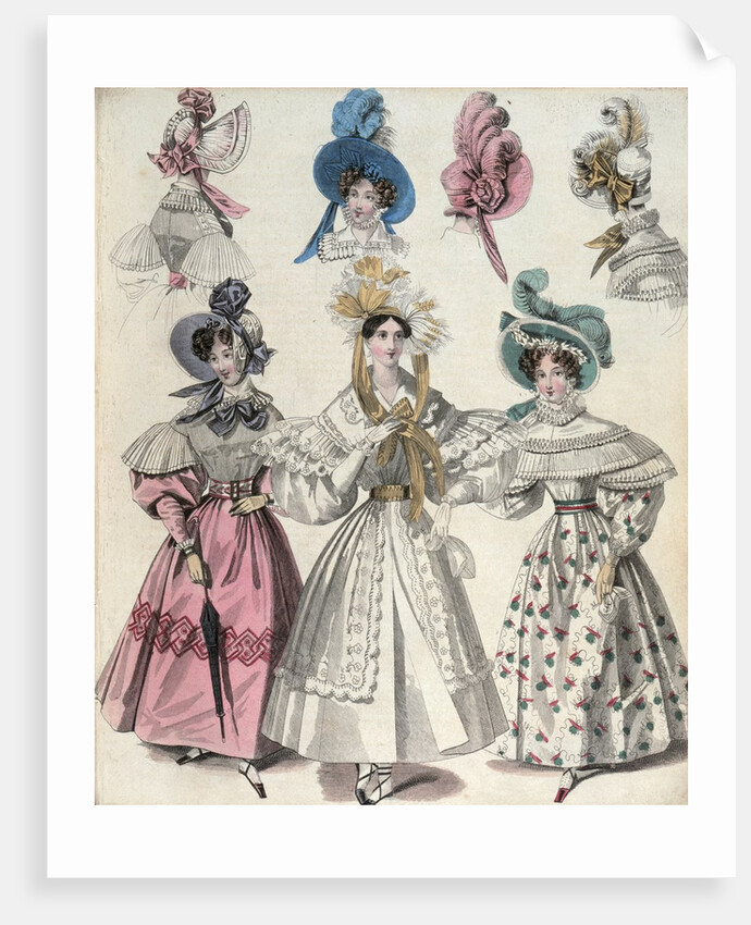 19th century London and Paris fashions by Anonymous