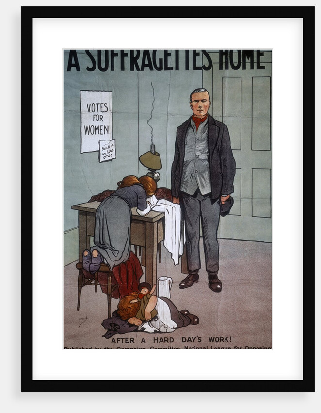 A Suffragette's Home poster by Anonymous