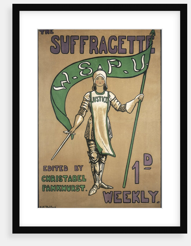 Poster advertising The Suffragette newspaper by Anonymous
