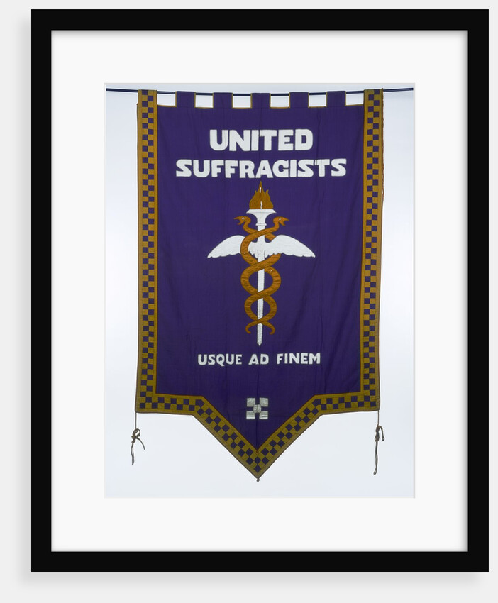 Suffragette banner by Anonymous
