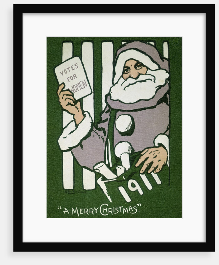 Votes for Women Christmas card by Anonymous