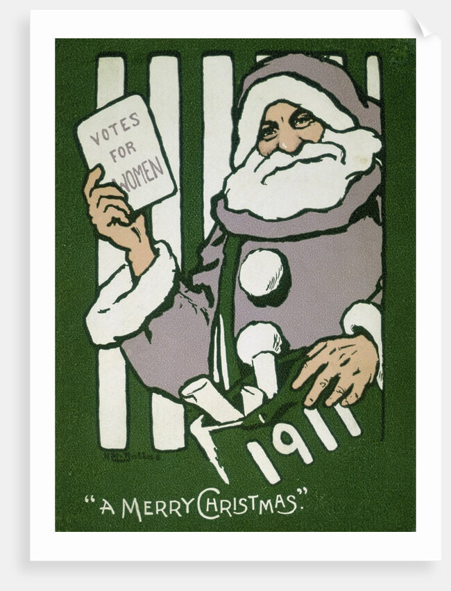 Votes for Women Christmas card by Anonymous