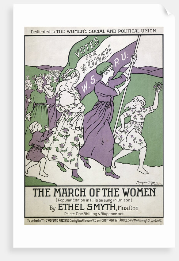 Songsheet of 'The March of the Women' by Anonymous
