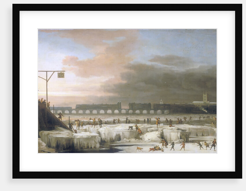 The Frozen Thames by Abraham Hondius