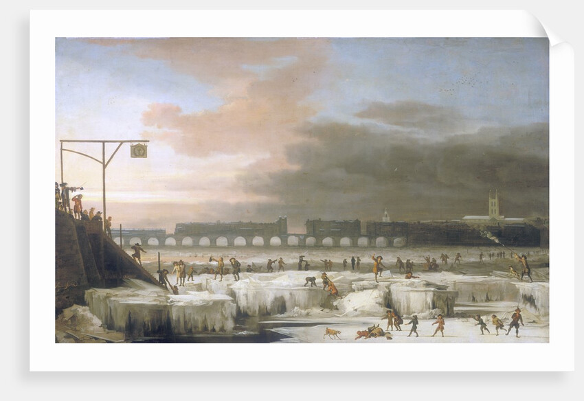 The Frozen Thames by Abraham Hondius