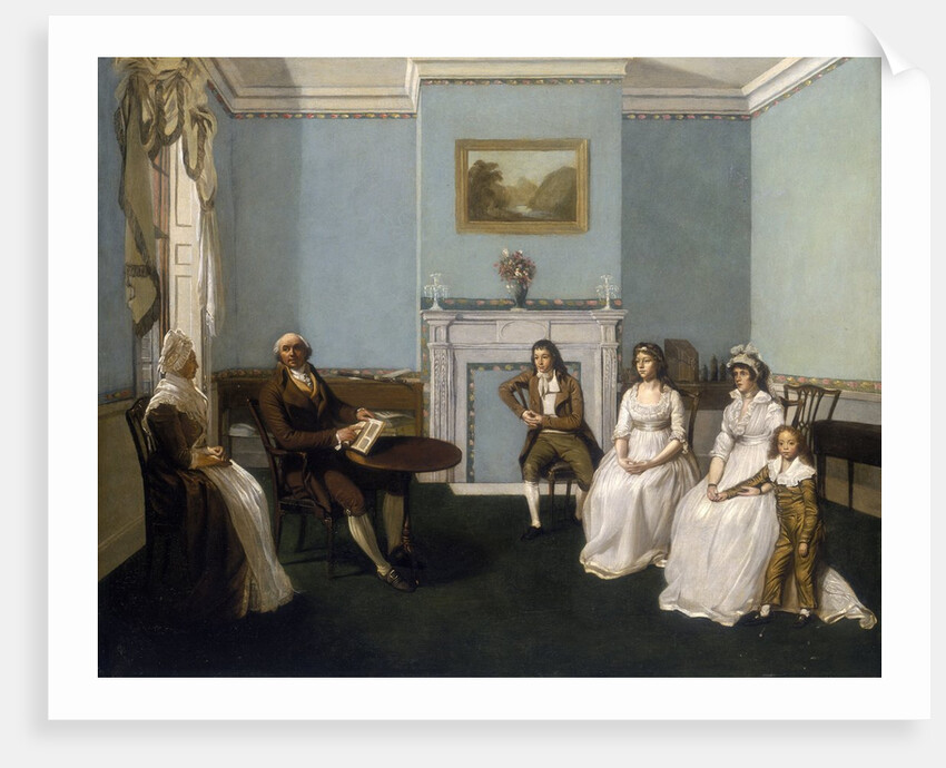 John Middleton with His Family in His Drawing Room by Anonymous