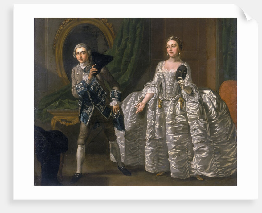 David Garrick and Hannah Pritchard in a Scene from "The Suspicious Husband" by Anonymous