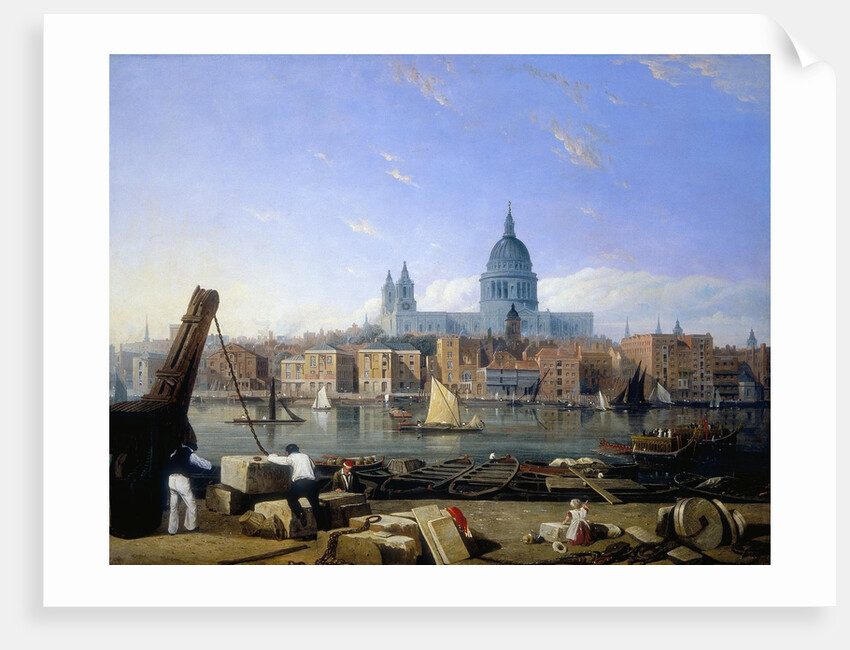 The City from Bankside by Thomas Miles I