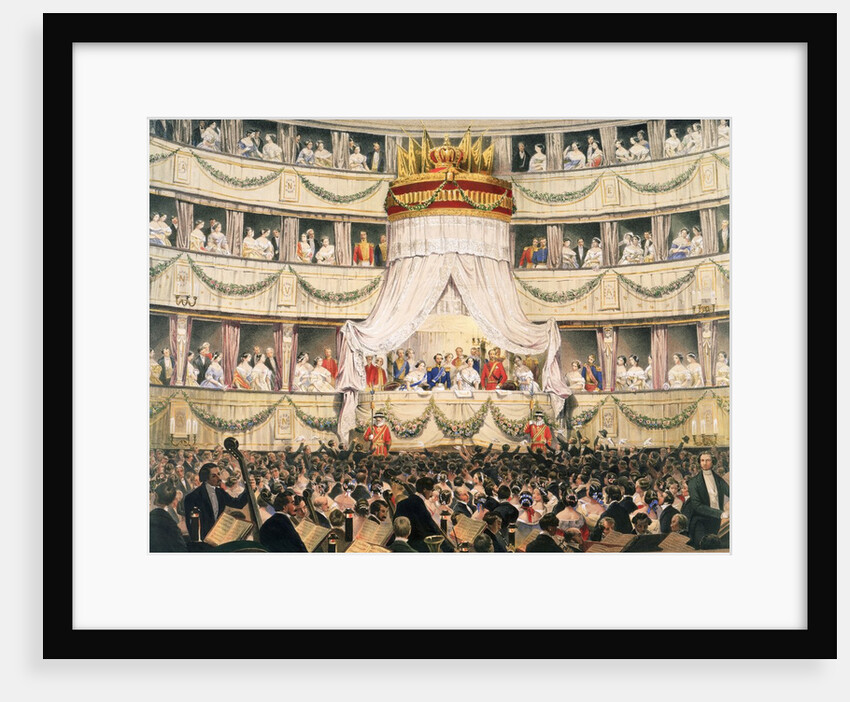 State visit to Royal Italian Opera, now the Royal Opera House, Covent Garden, London by Anonymous