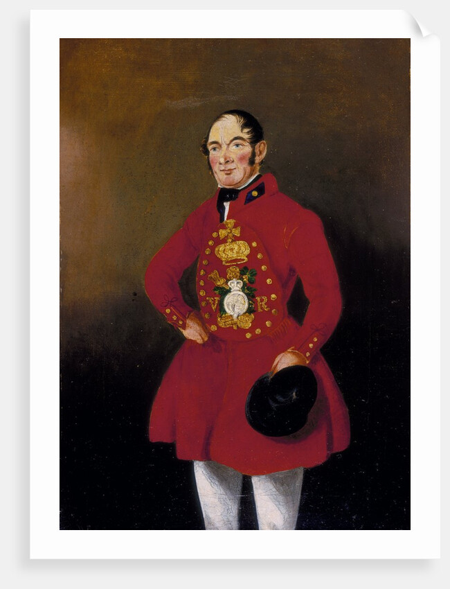 Portrait of a Royal Bargeman by W.R. Noble