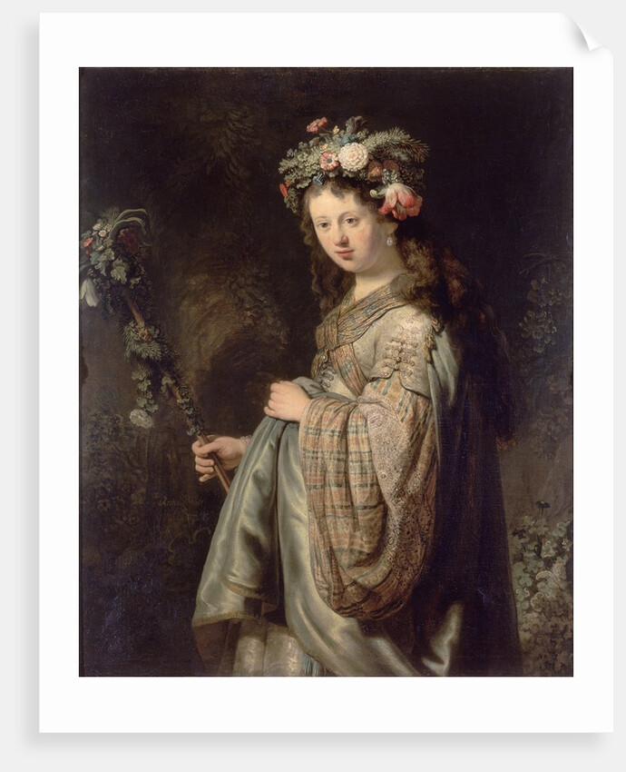 Flora by Rembrandt van Rijn