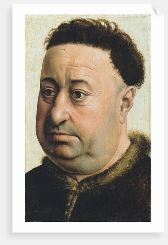 Portrait of a Fat Man by Robert Campin