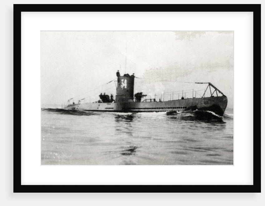 German type VIIA submarine U-34 by Anonymous
