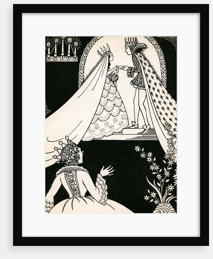 Snow White marrying the prince by Anonymous