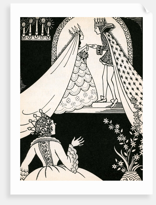 Snow White marrying the prince by Anonymous