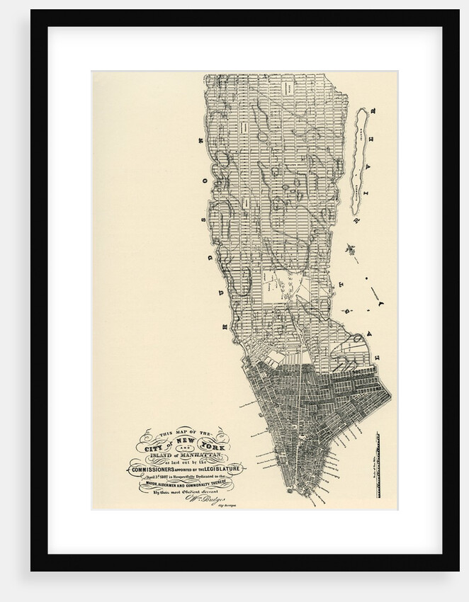 Commissioners' Map of 1811 by Anonymous