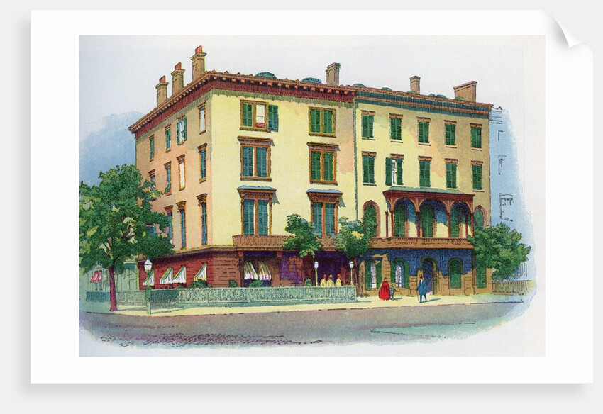 Delmonico's Restaurant in Manhattan by Anonymous