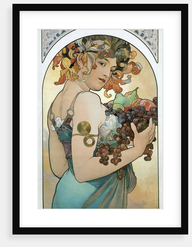 Fruit by Alphonse Mucha