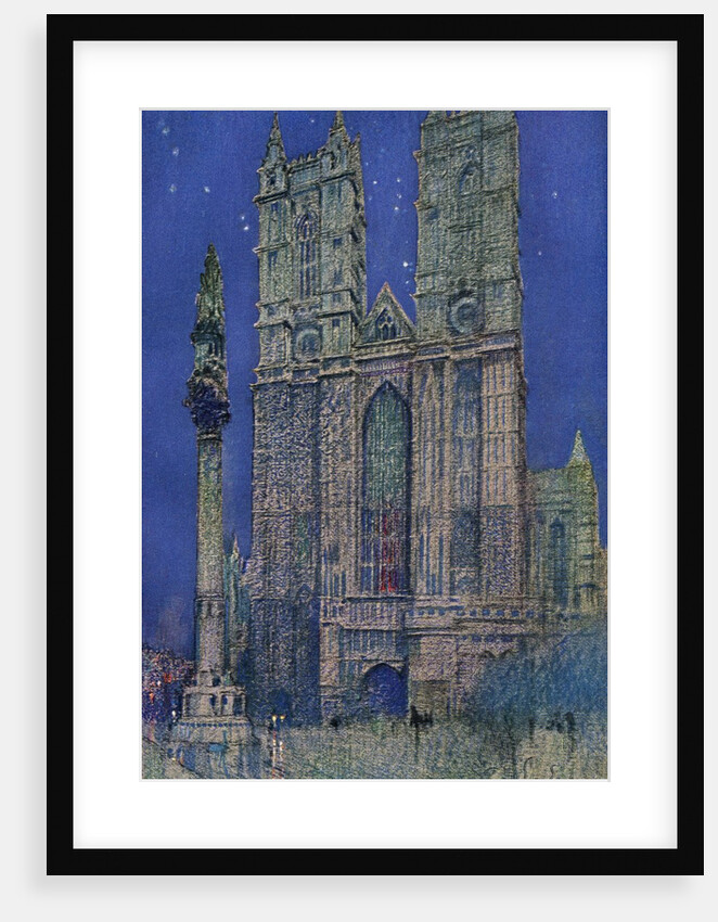 Westminster Cathedral at Night by Anonymous