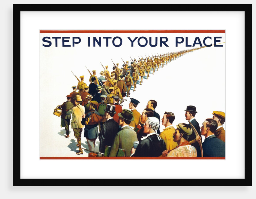 Step Into Your Place poster by Anonymous