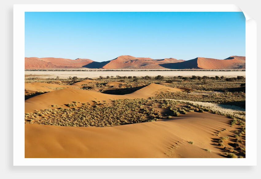 Aerial view, Namib Desert, Namibia. by Anonymous