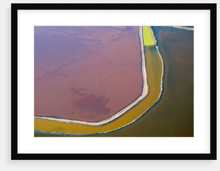 Aerial view of Salt Evaporation Ponds, Walvis Bay, Skeleton Coast by Anonymous