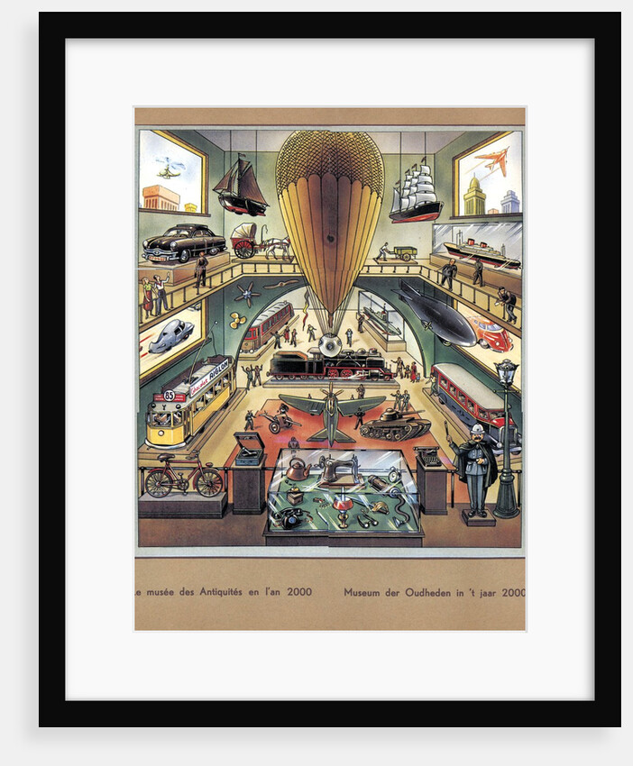 Futuristic view of a Museum of Antiquities in the year 2000 by Anonymous