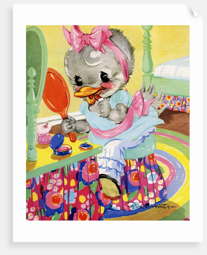 Goosey Goosey Gander illustration by Anonymous