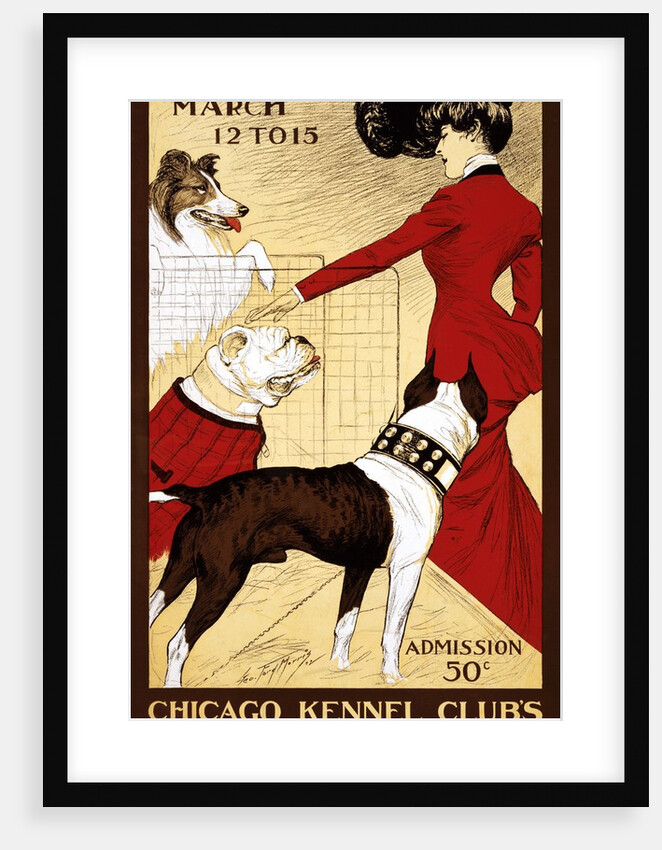 Poster for the 1902 Chicago Kennel Club Dog Show by Anonymous
