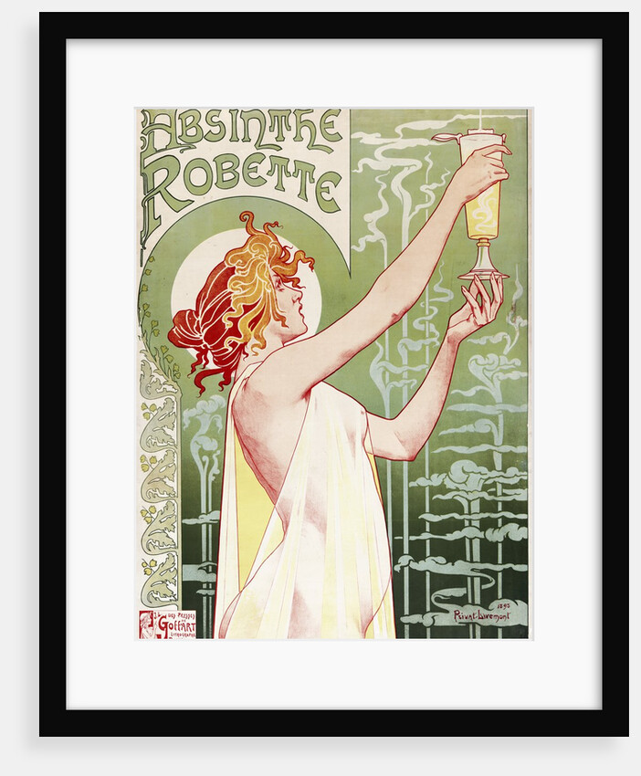 Absinthe Robette poster by Henri Privat-Livemont